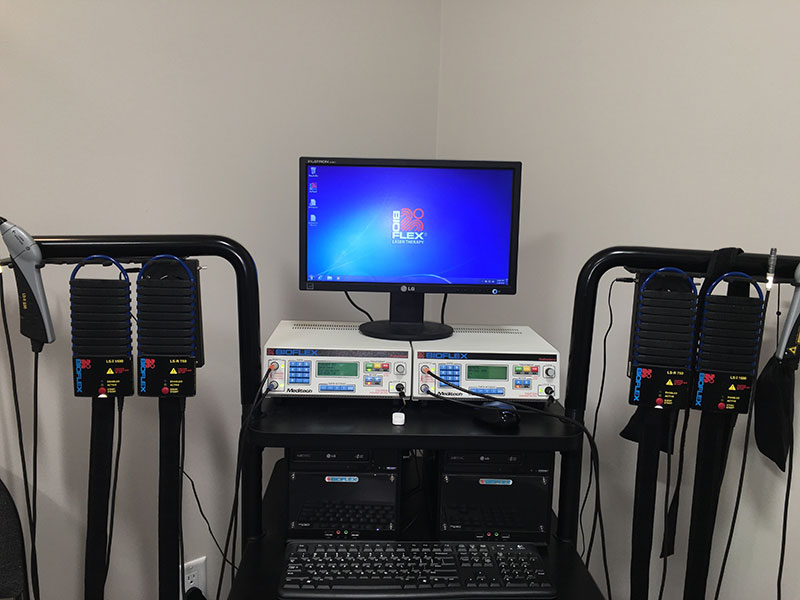 Cold laser therapy device used at Active Care Health